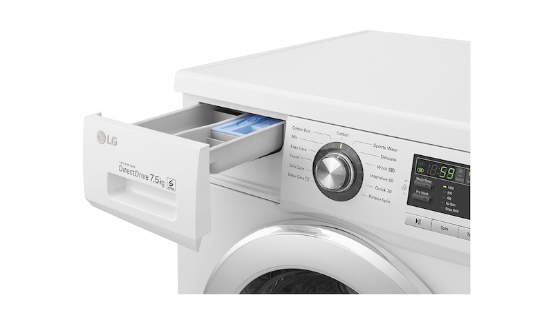 LG 7.5kg Direct Drive Front Loader Washing Machine, WD14022D6